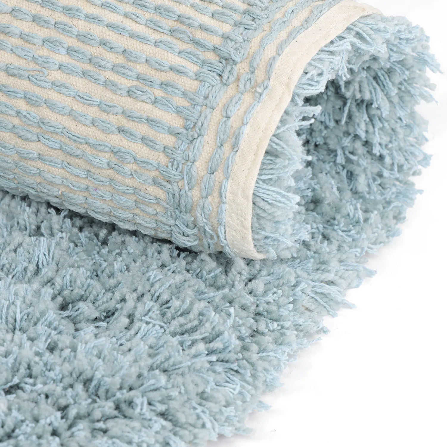 Ovaal tapijt - Tropea Natural Cotton Shaggy (multi)