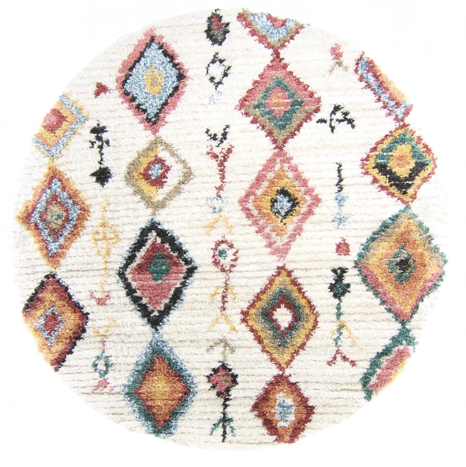 Ronde vloerkleden - Sezze (beige/multi)