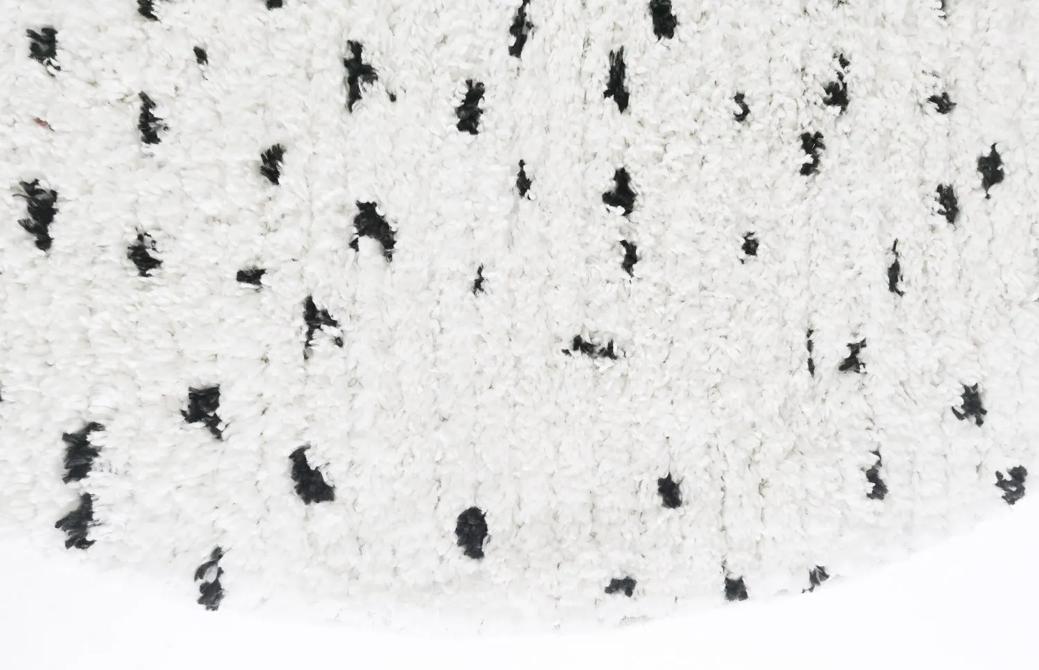 Ronde vloerkleden - Capri (zwart/beige)