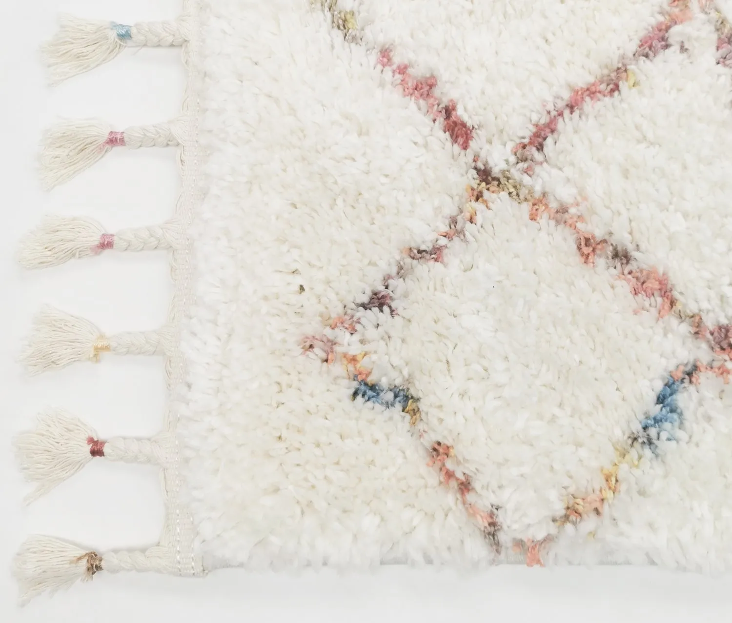 Hoogpolig vloerkleed - Lisboa (multi)