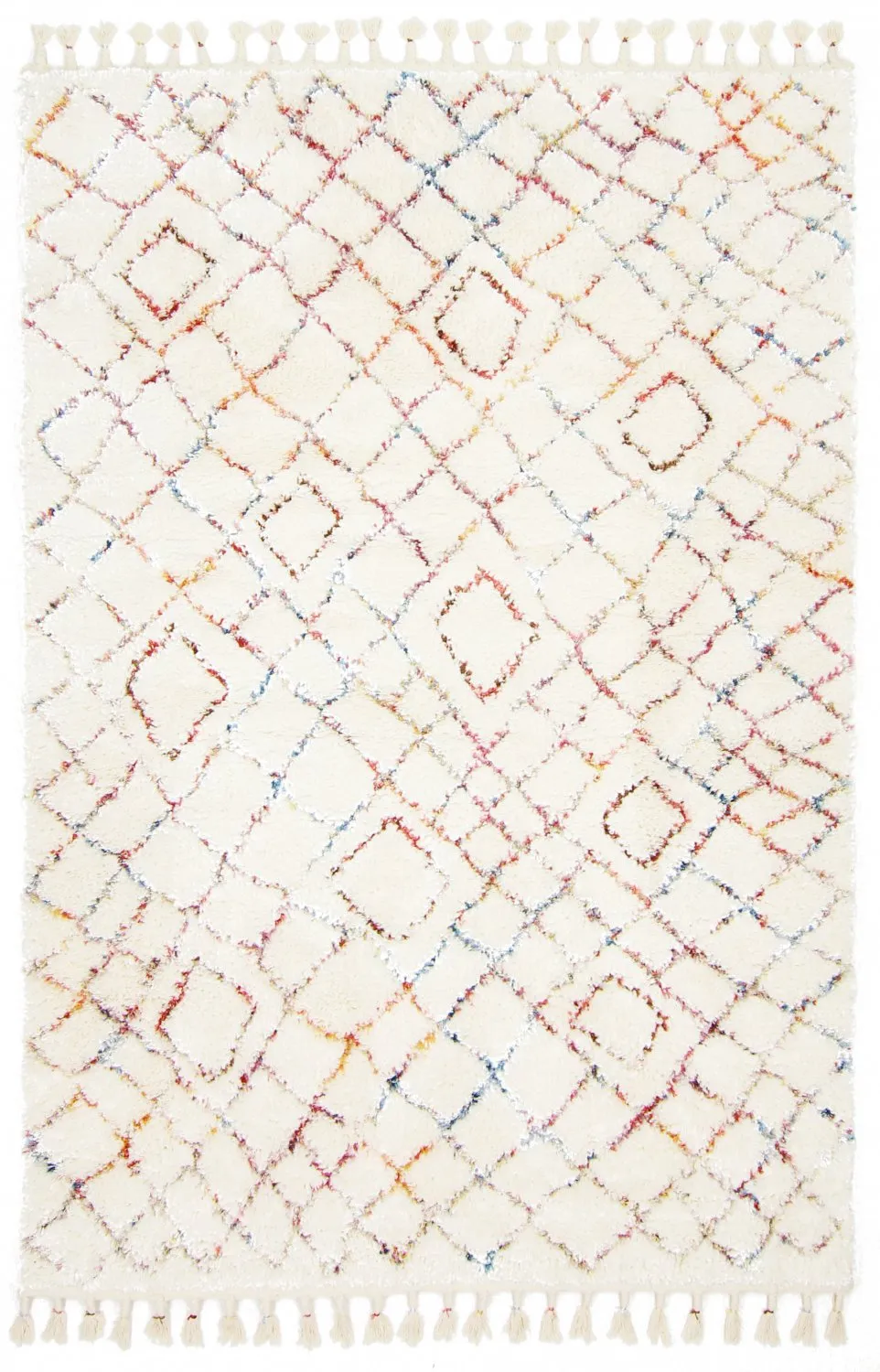 Hoogpolig vloerkleed - Celenza (multi)