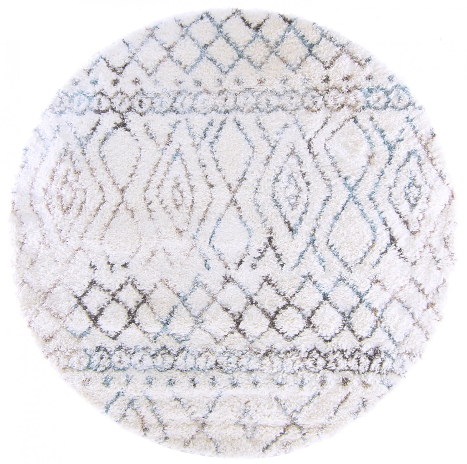 Ronde vloerkleden - Marini (blauw/multi)