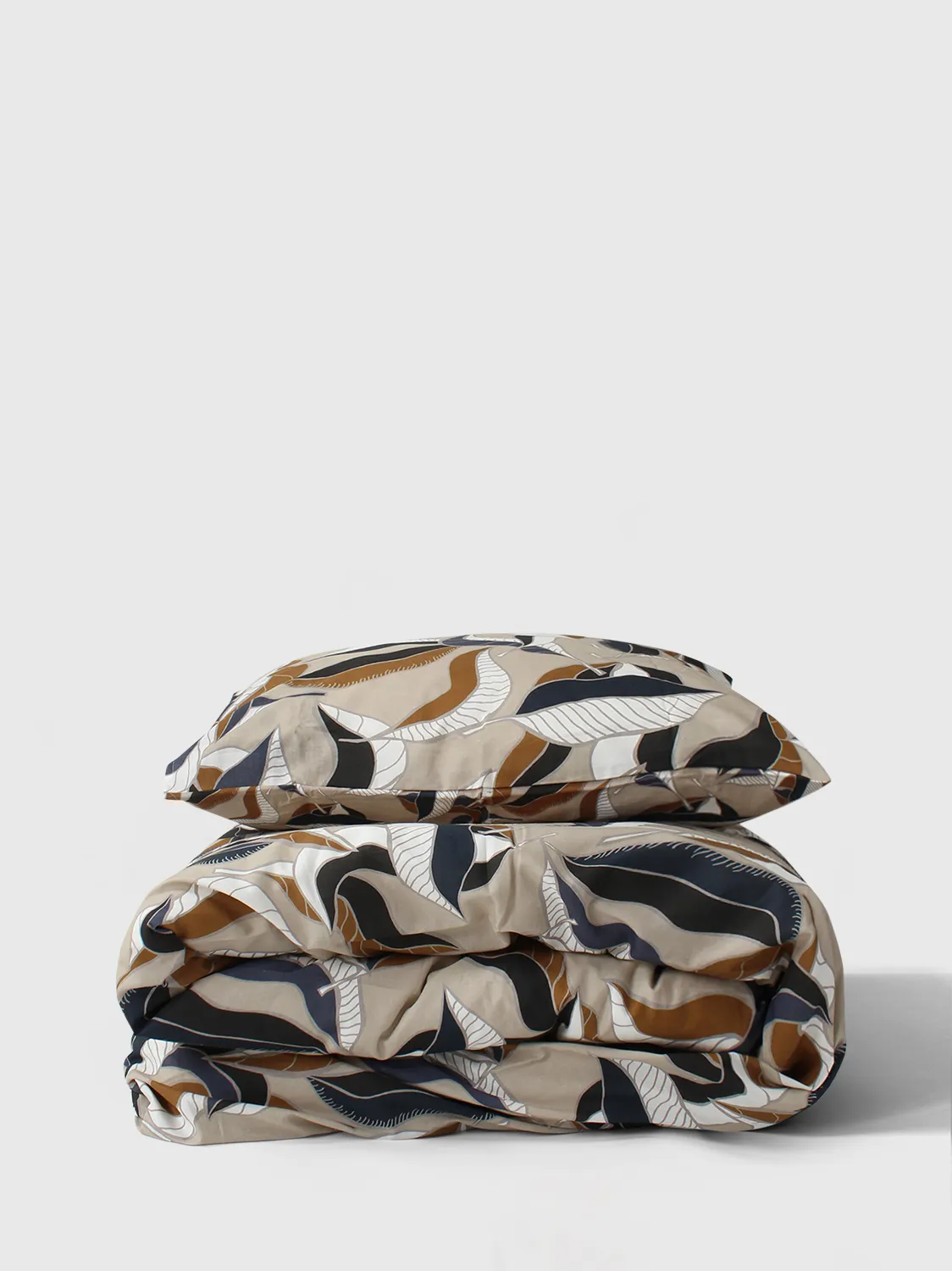 Dekbedovertrek set - Amalie (grijs/blauw)