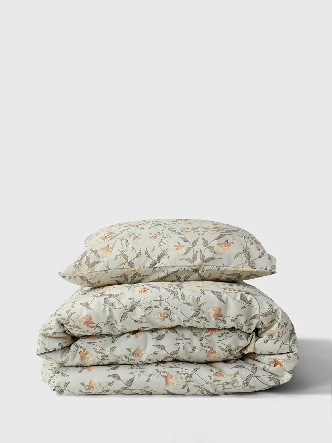 Dekbedovertrek set - Bodil (bruin)