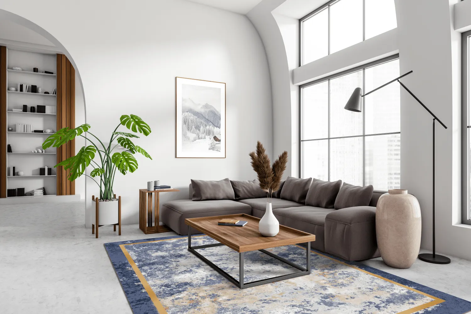 Wilton - Peri (blauw/multi)