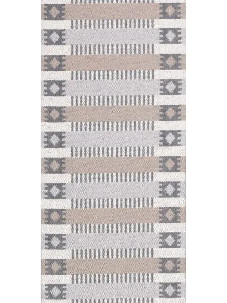 Plastic-kleden - Horredskleden Märta (grijs/beige)