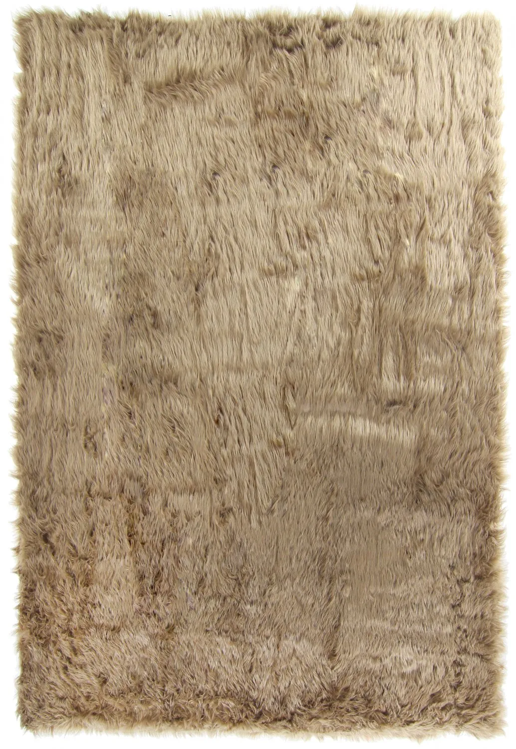 Hoogpolig vloerkleed - Pomaire (bruin)