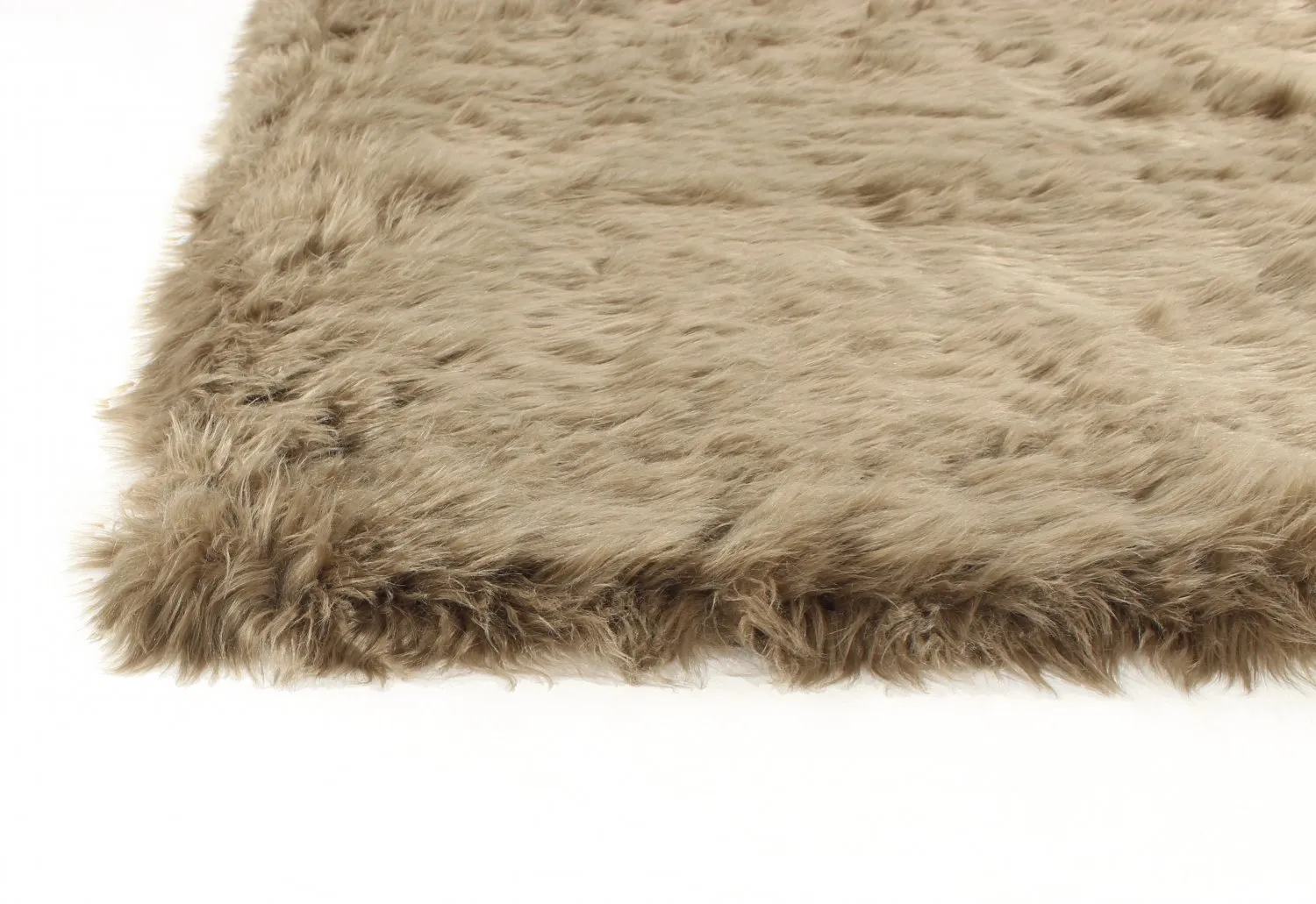 Hoogpolig vloerkleed - Pomaire (bruin)