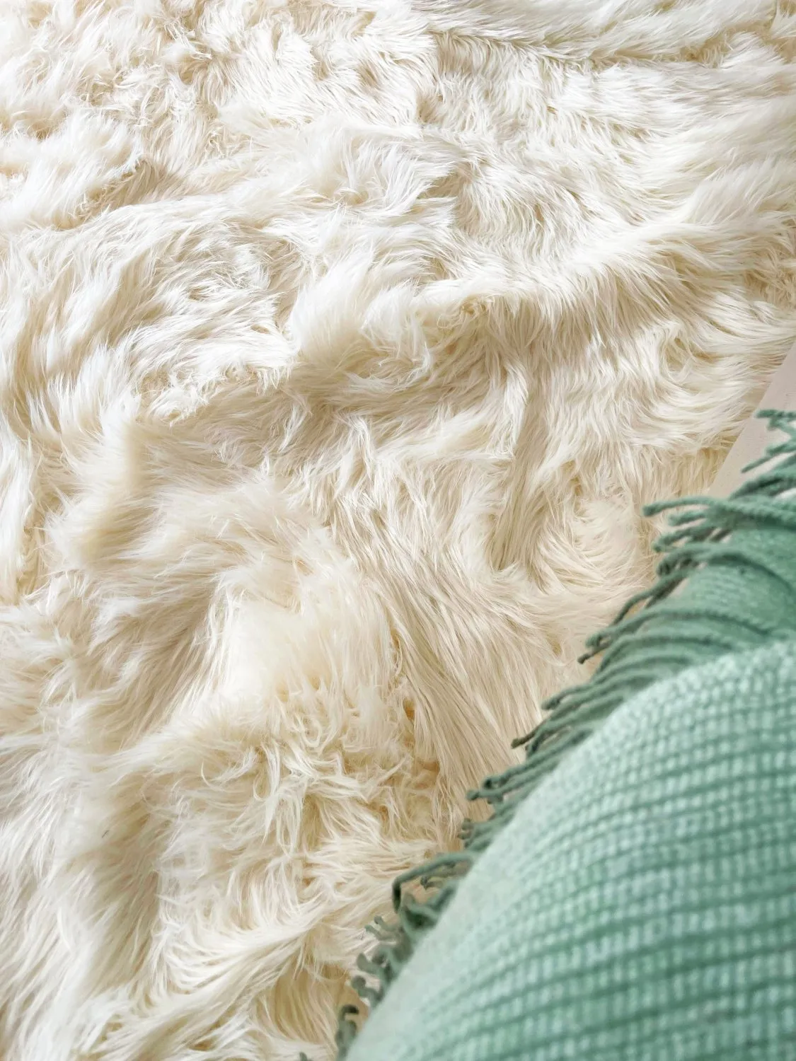 Hoogpolig vloerkleed - Pomaire (offwhite)