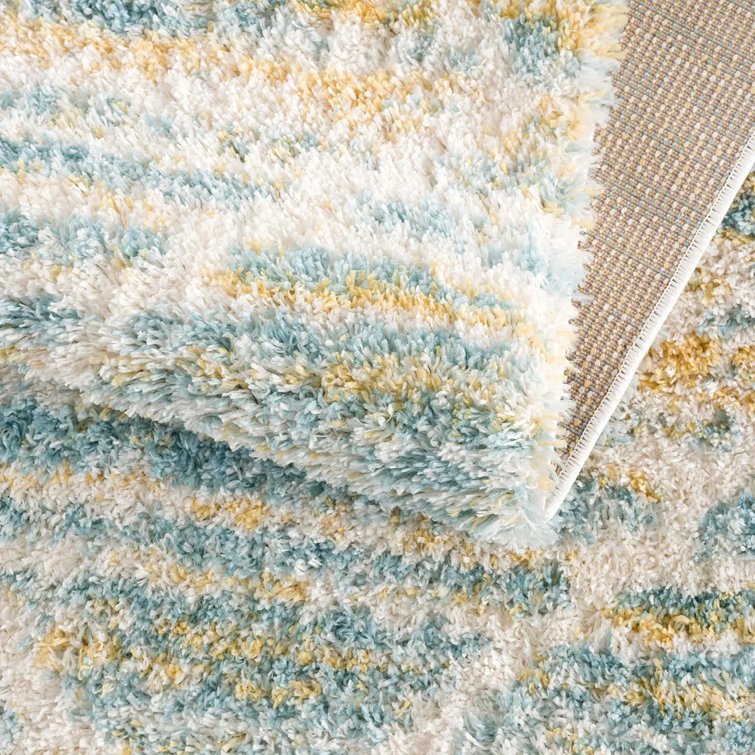 Hoogpolig vloerkleed - Merzouga (beige)