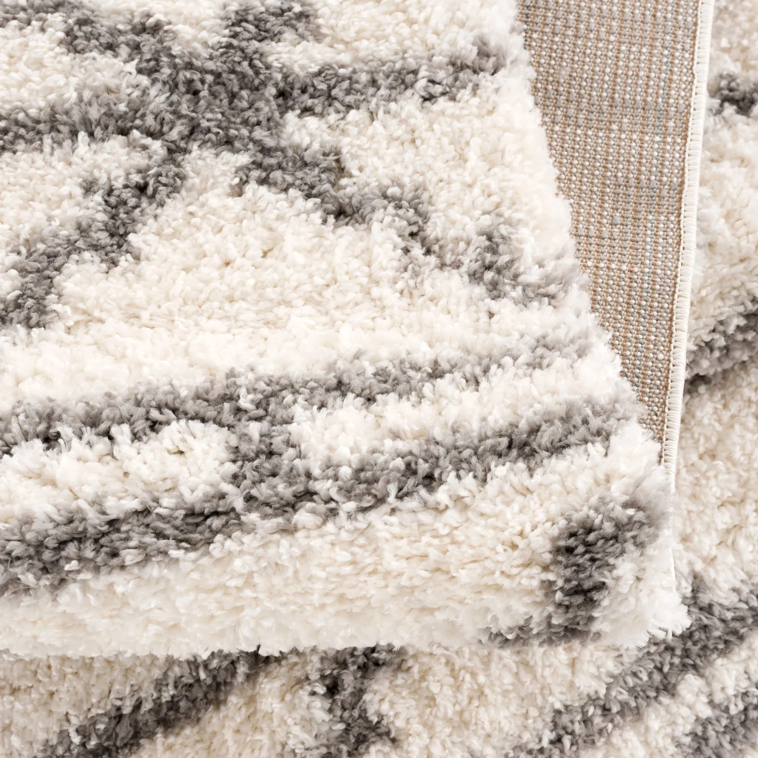 Hoogpolig vloerkleed - Azuay (beige)