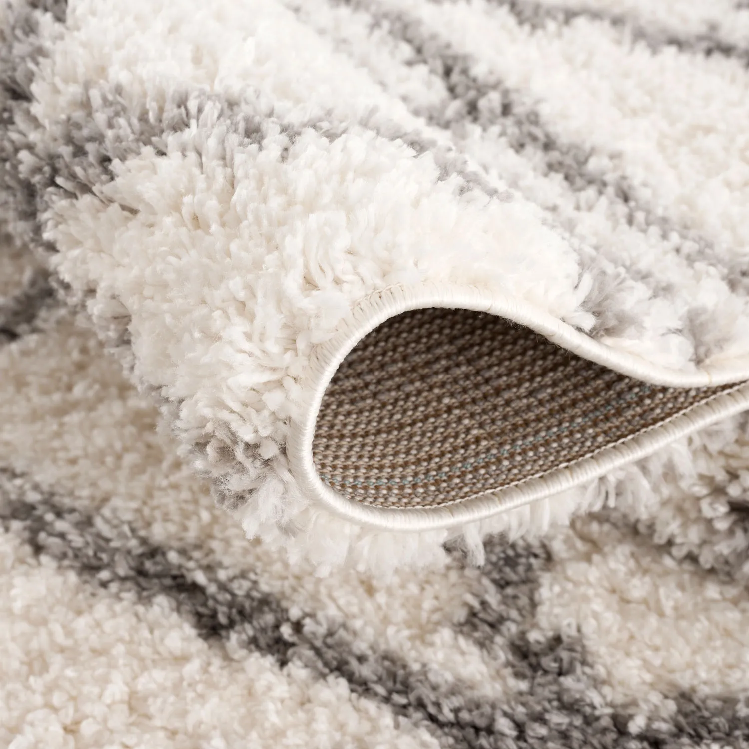 Hoogpolig vloerkleed - Azuay (beige)