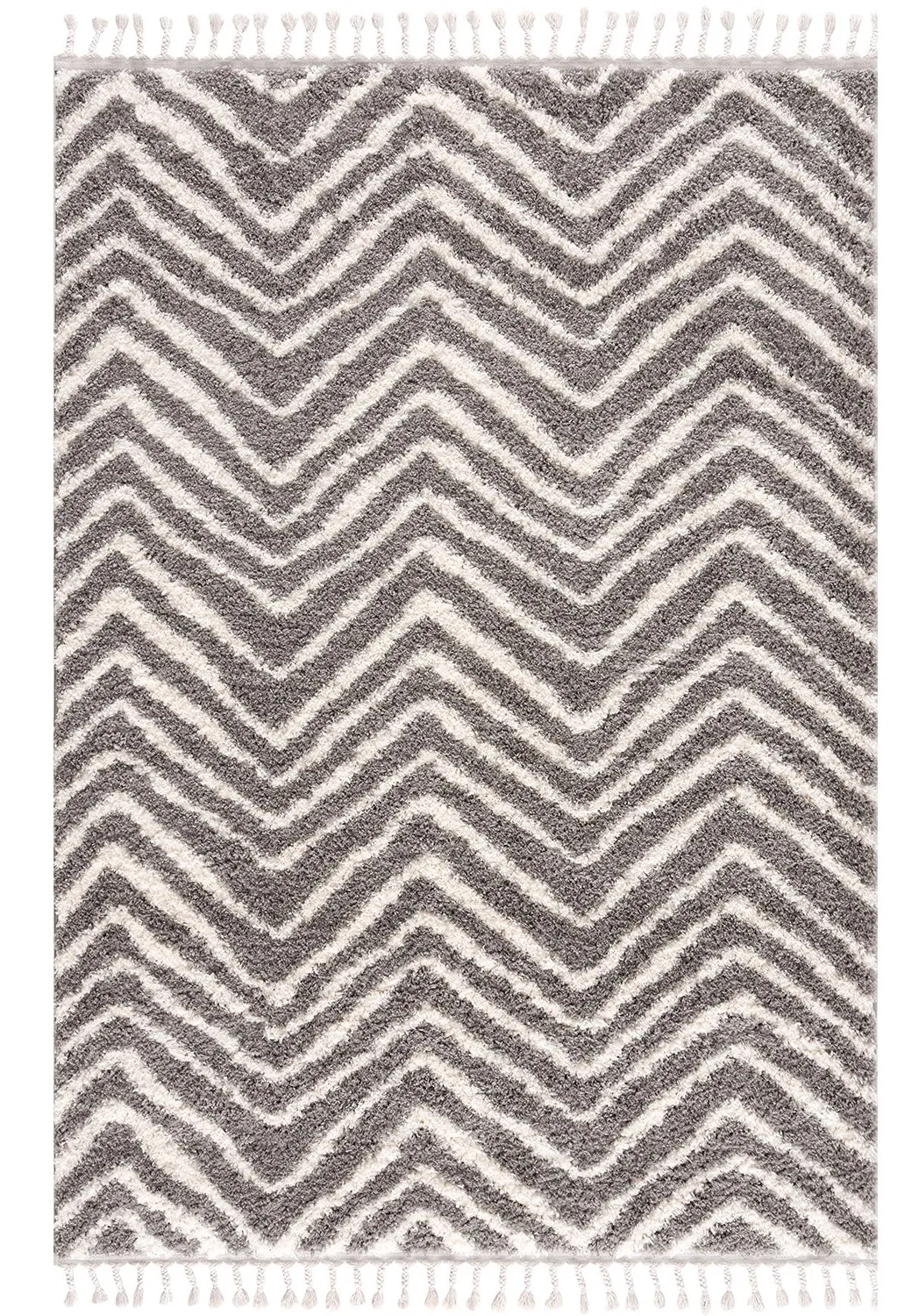 Hoogpolig vloerkleed - Chimborazo (grijs)