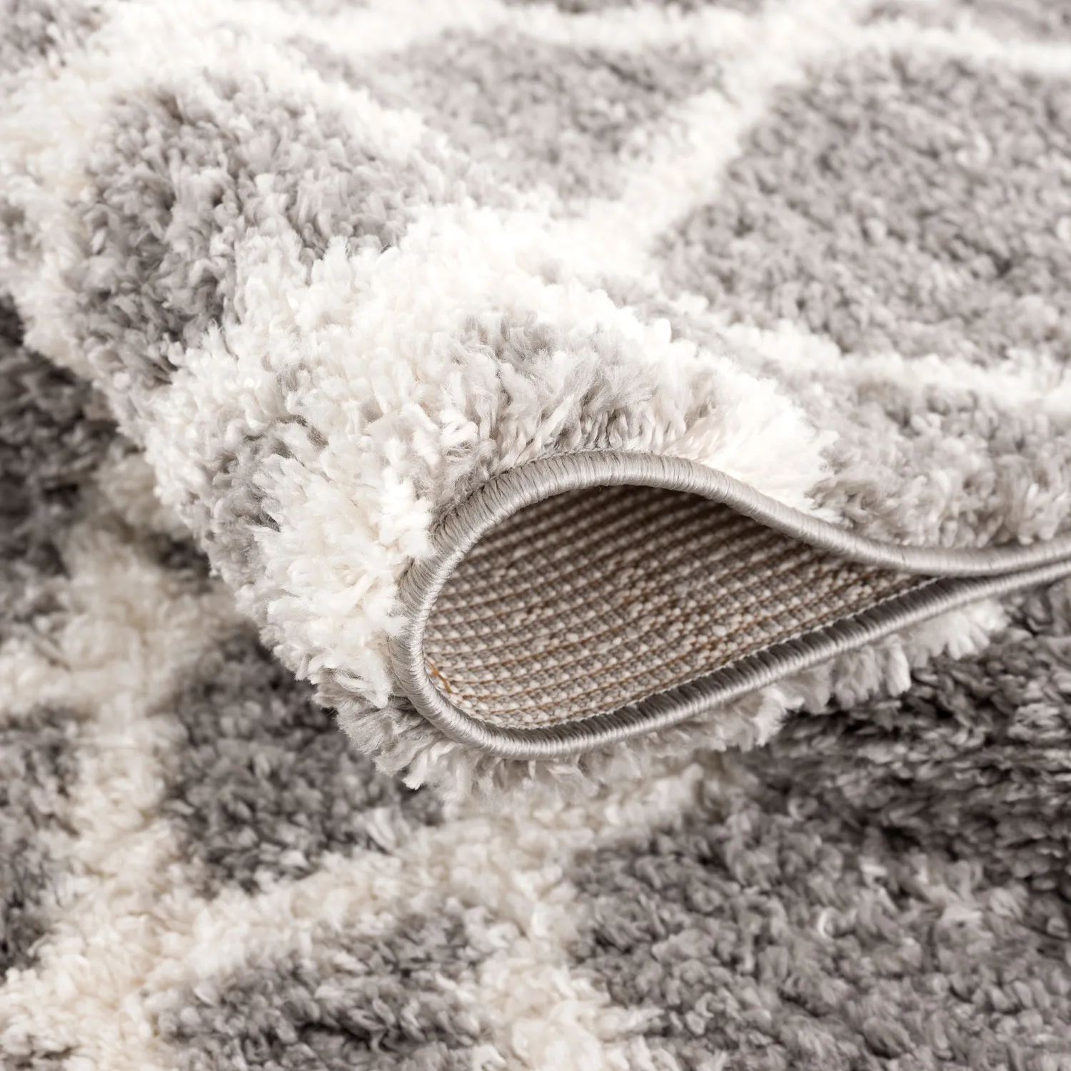 Hoogpolig vloerkleed - Cotopaxi (grijs)