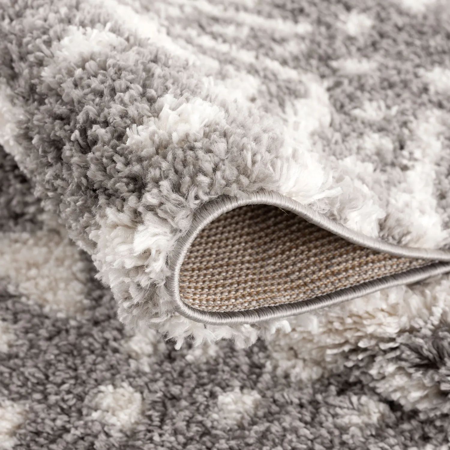 Hoogpolig vloerkleed - Imbabura (grijs)