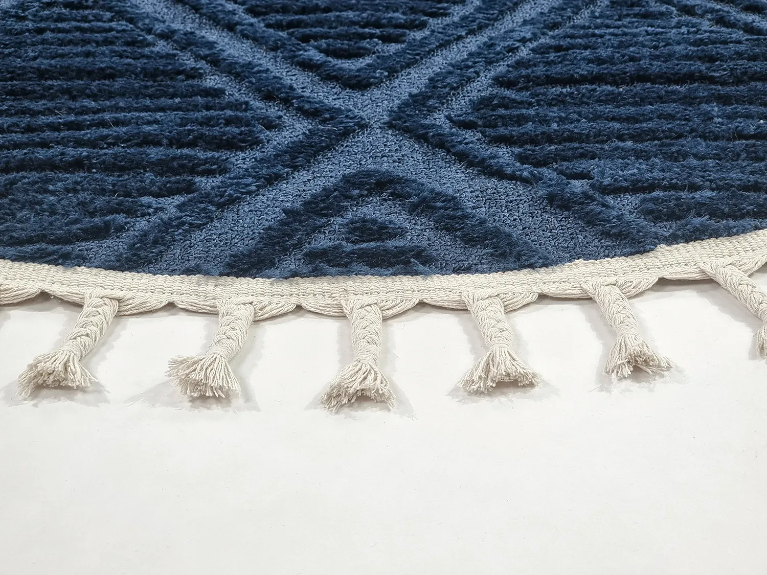 Ronde vloerkleden - Dover (blauw)