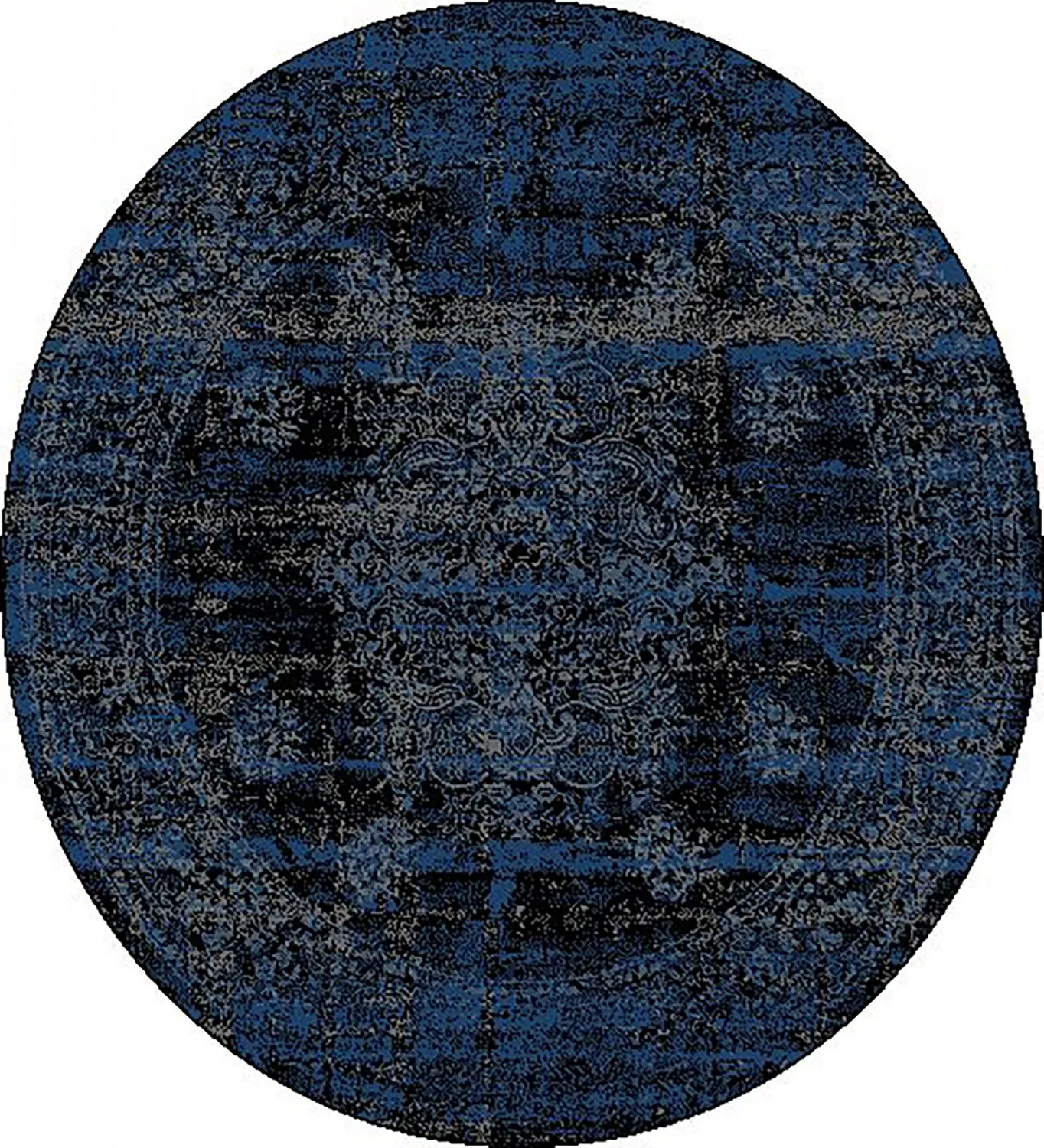 Rond vloerkleed - Peking Royal (marineblauw)