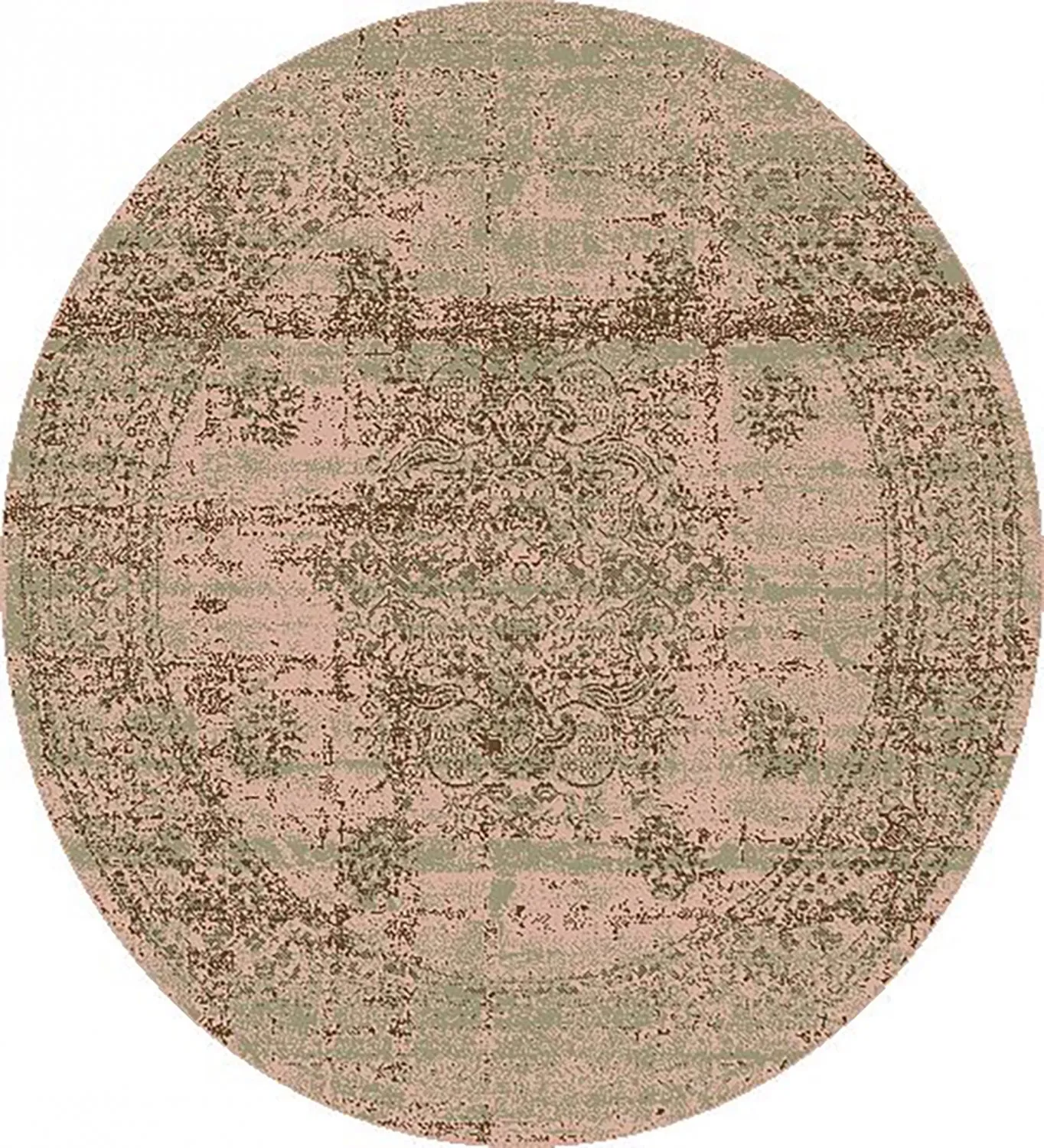 Rond vloerkleed - Peking Royal (roze)