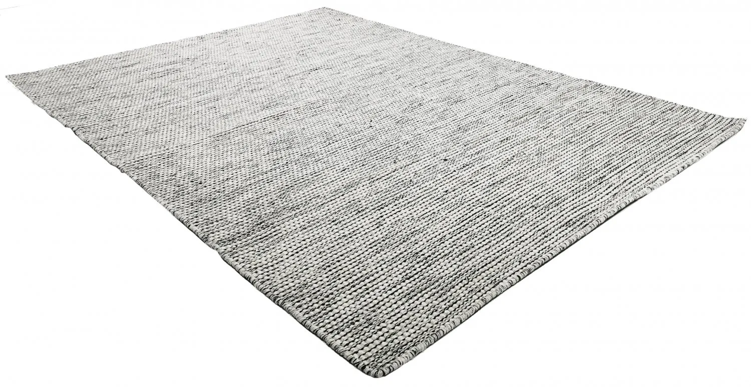 Wollen-vloerkleed - Otago (grijs/zwart)