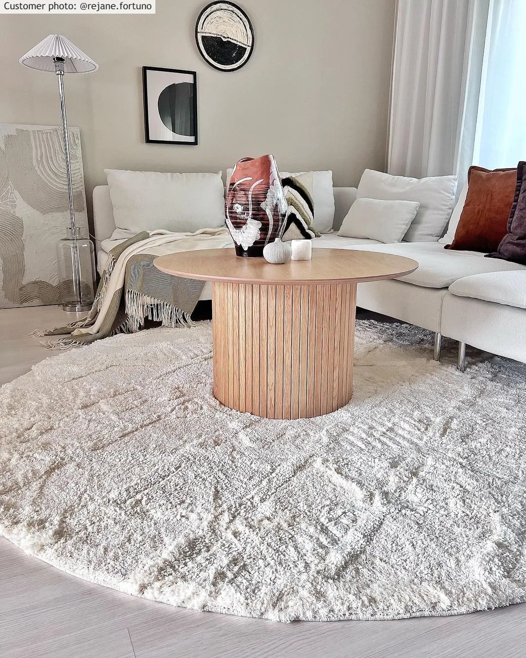 Ronde vloerkleden - Rostock (offwhite)