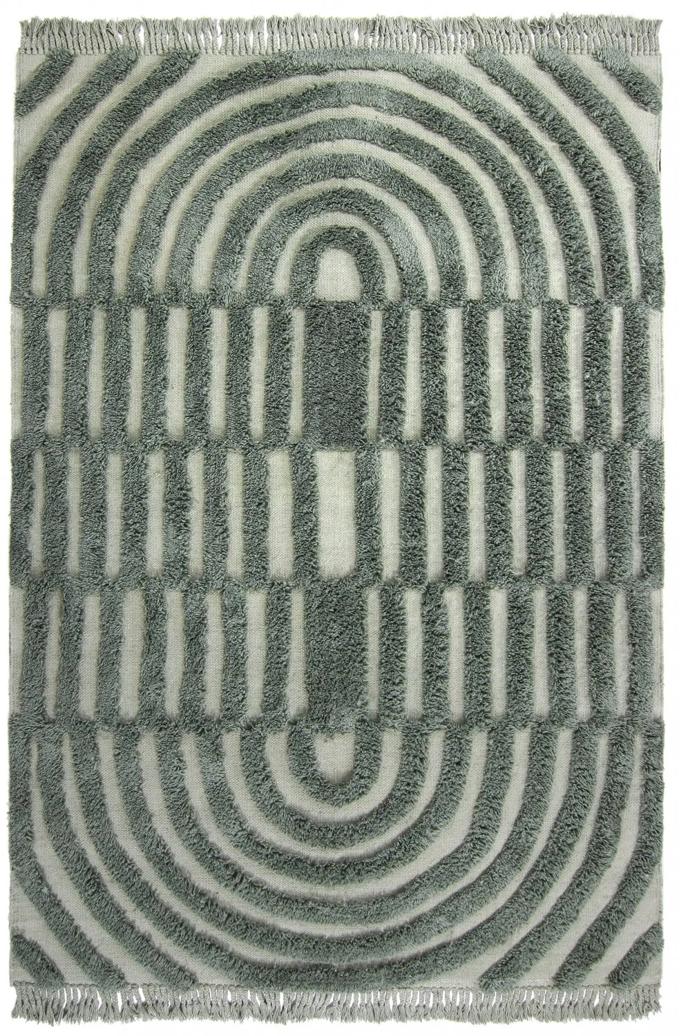 Wollen-vloerkleed - Rome (groen)