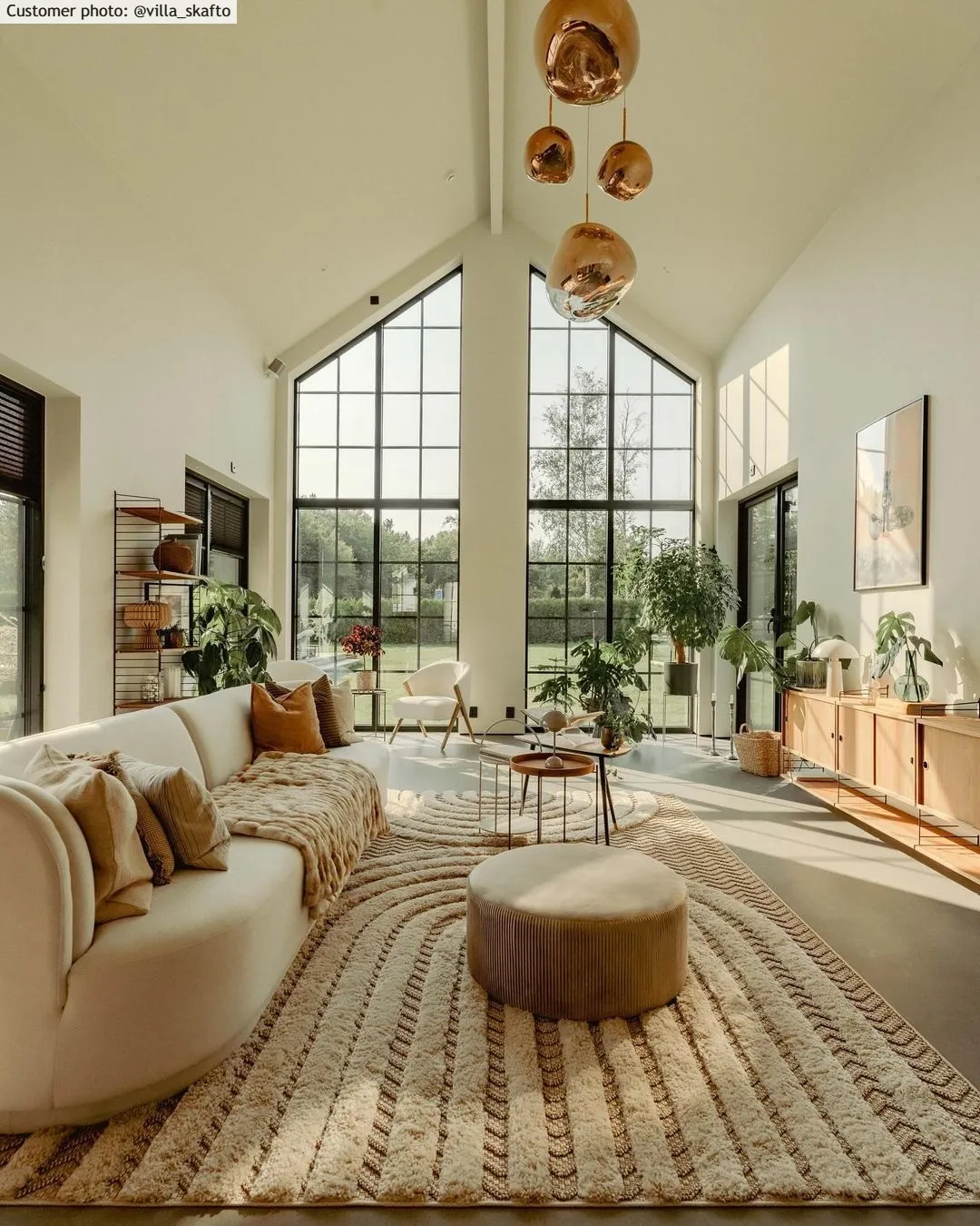 Hoogpolig vloerkleed - Ronda (beige)