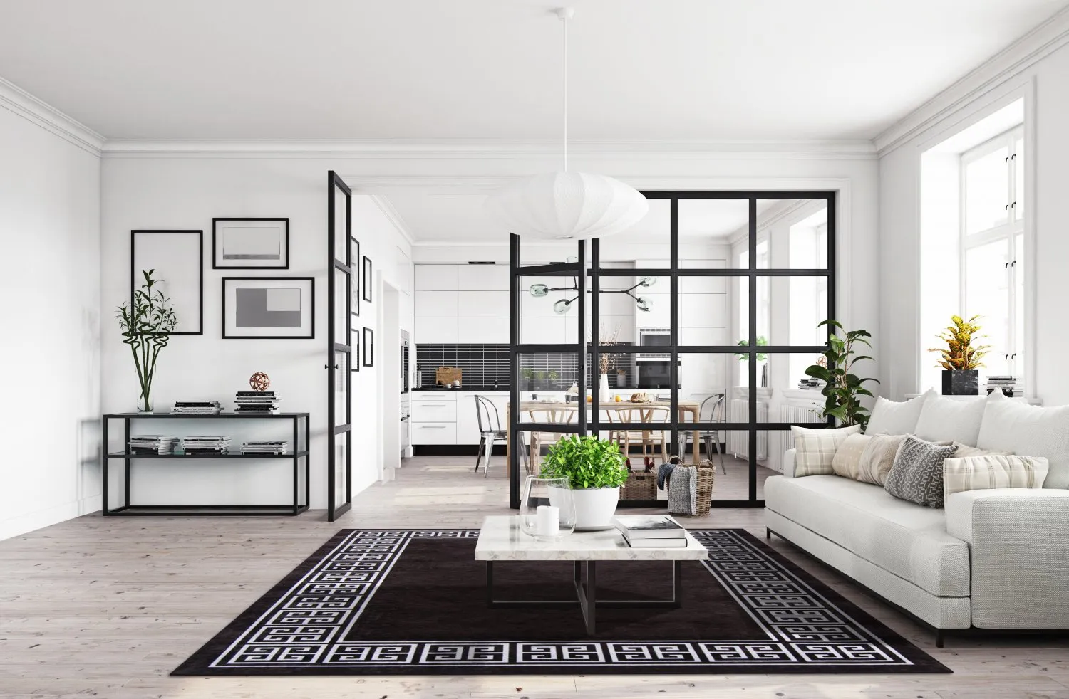 Wilton - Kuba (zwart/wit)