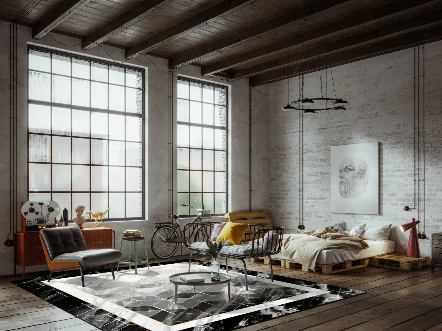 Wilton - Castello (zwart/wit)