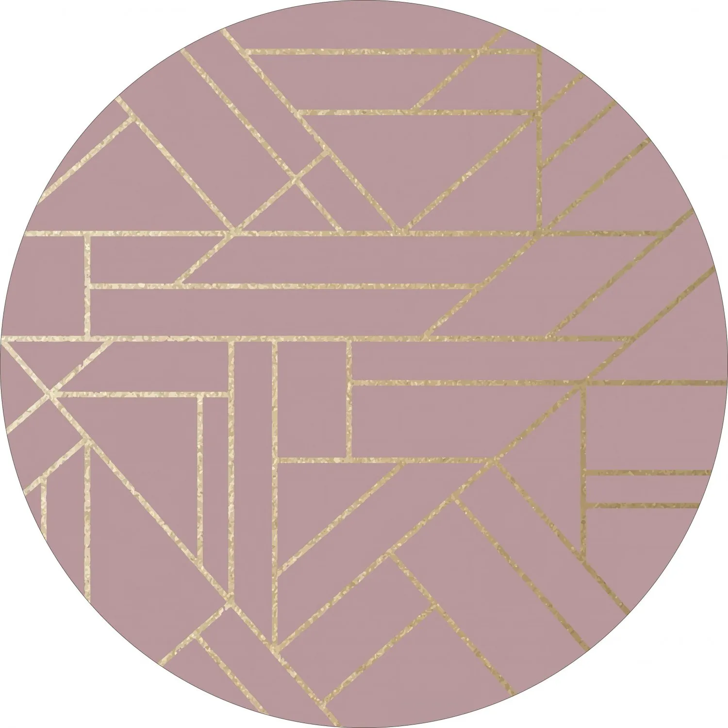 Rond vloerkleed - Marino (roze)