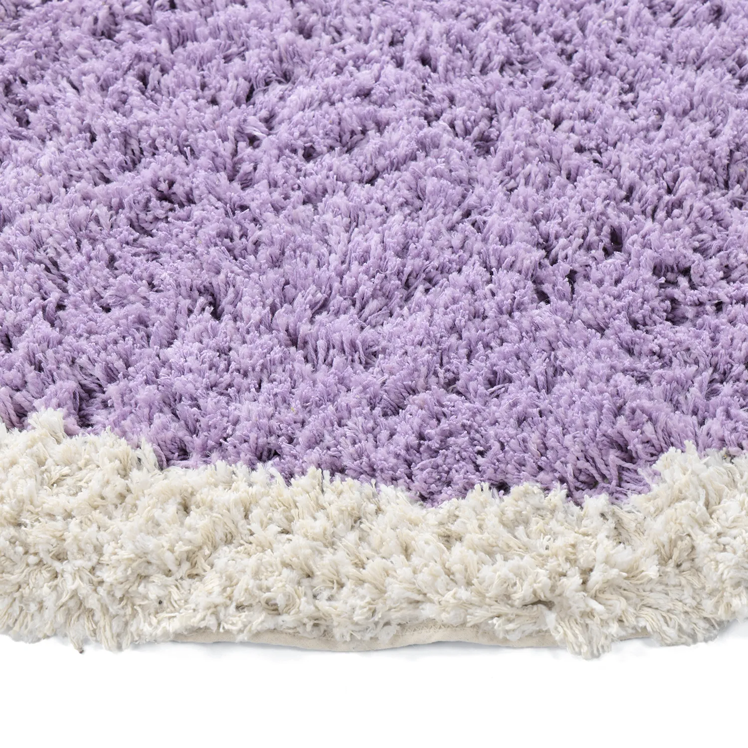 Rond vloerkleed - Naousa Natural Cotton Shaggy (multi)