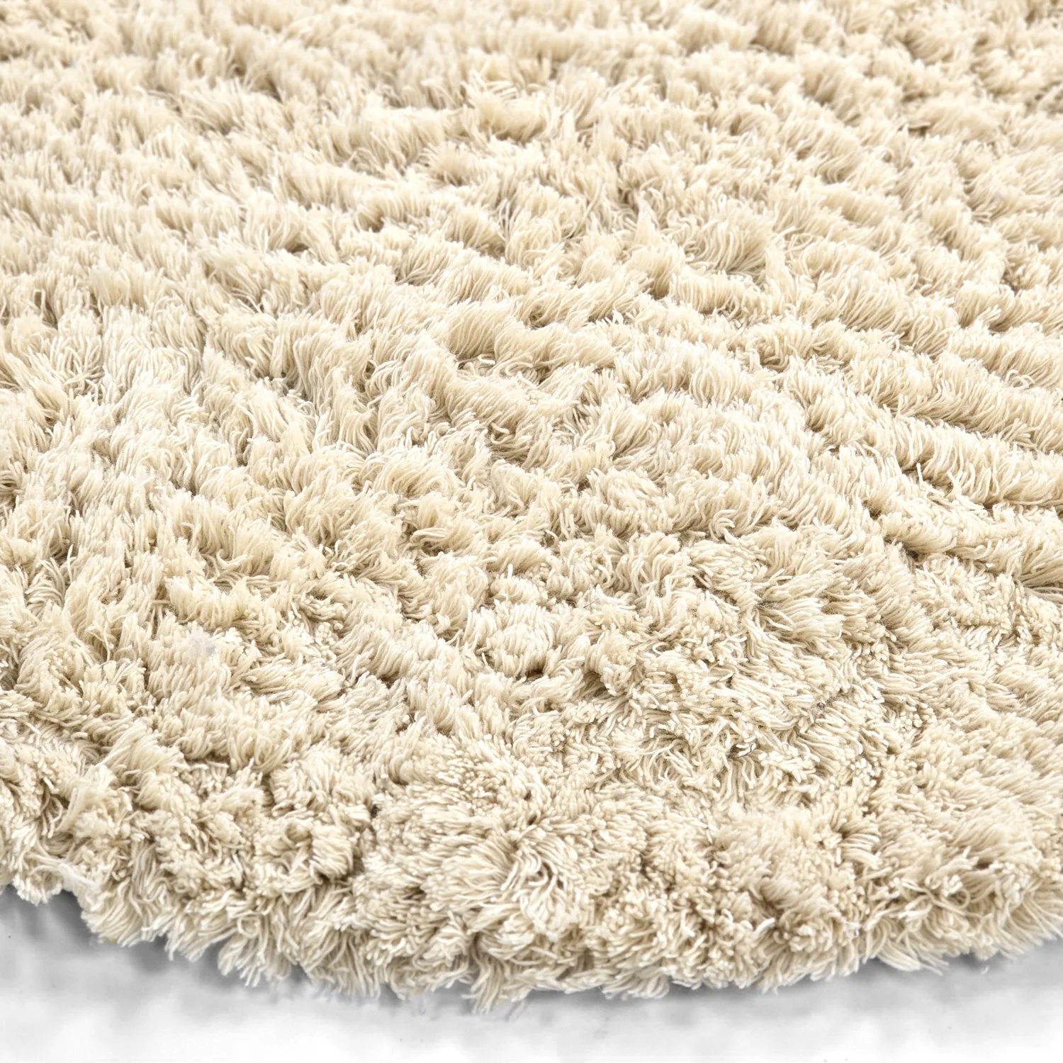 Rond vloerkleed - Aliste Wool Shaggy (alabaster gleam)