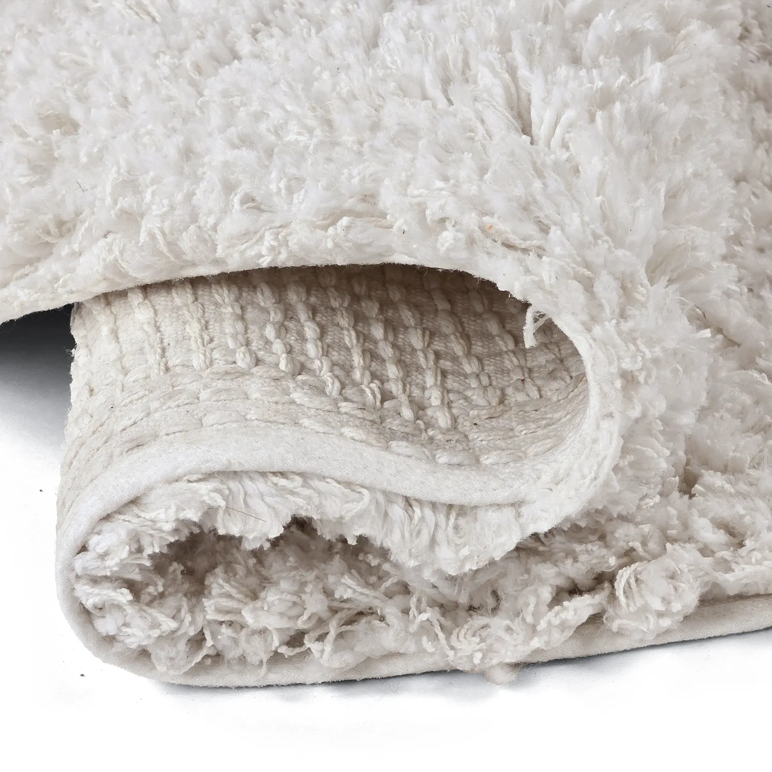 Rond vloerkleed - Combarro Solid Cotton Shaggy (room)