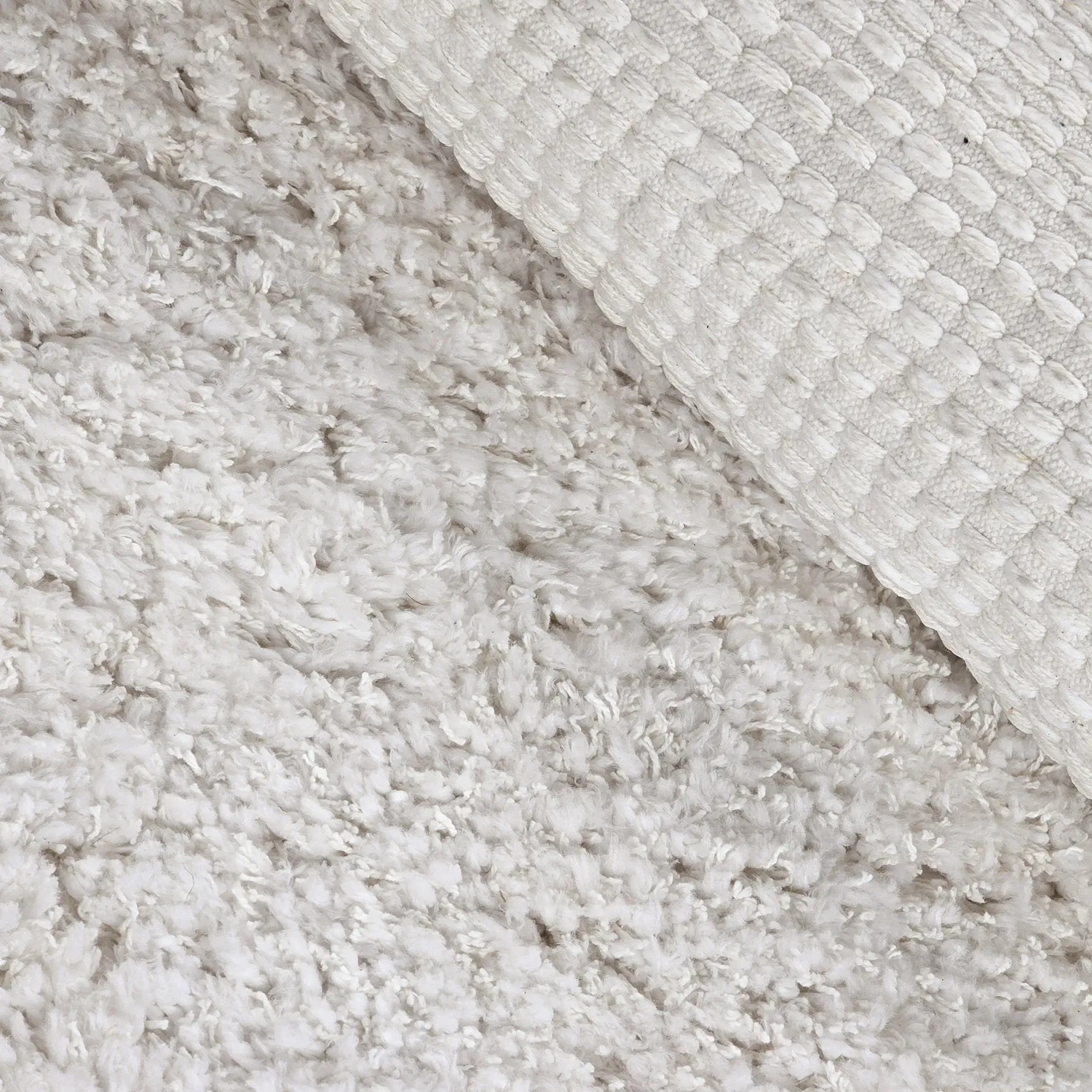 Rond vloerkleed - Combarro Solid Cotton Shaggy (room)