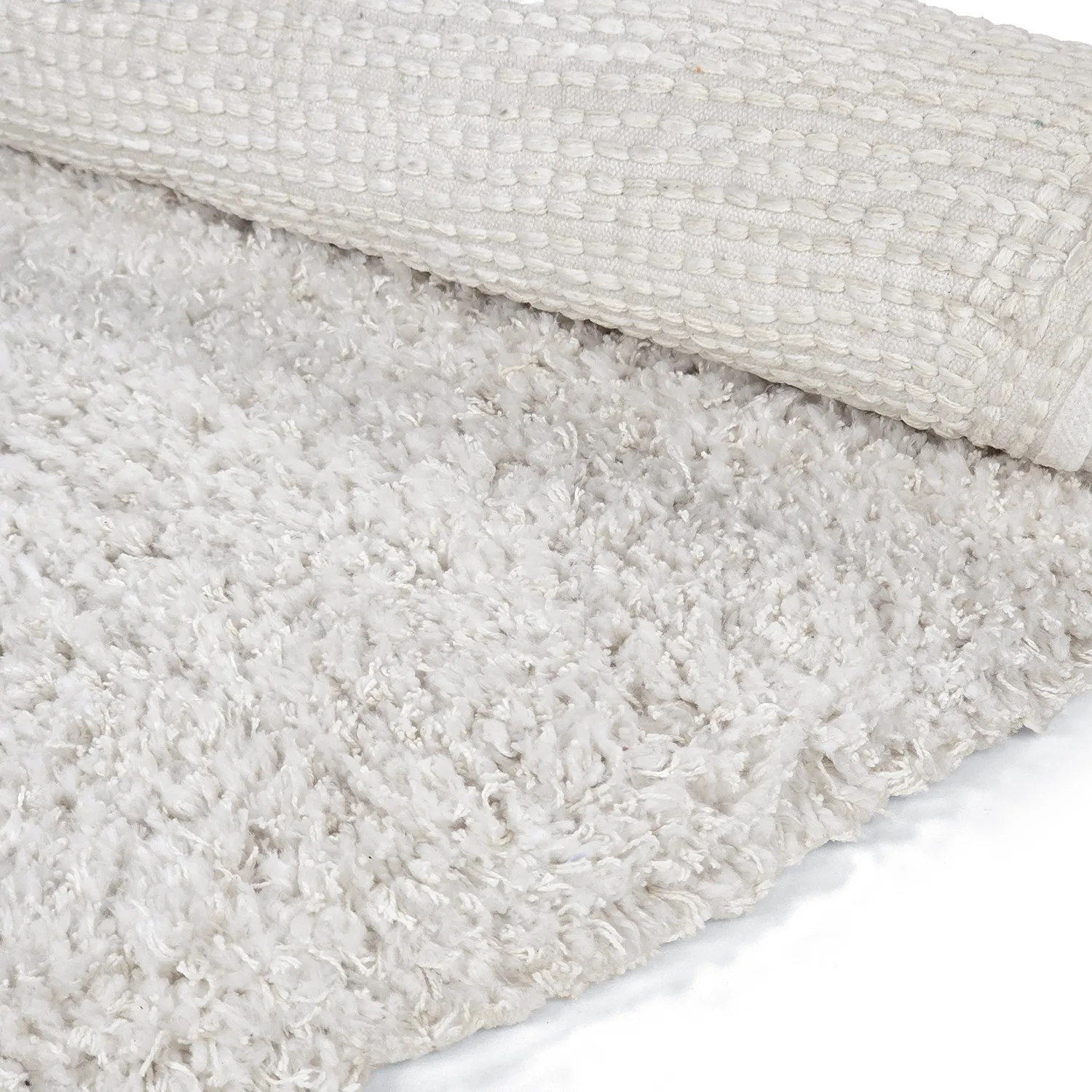 Rond vloerkleed - Combarro Solid Cotton Shaggy (room)