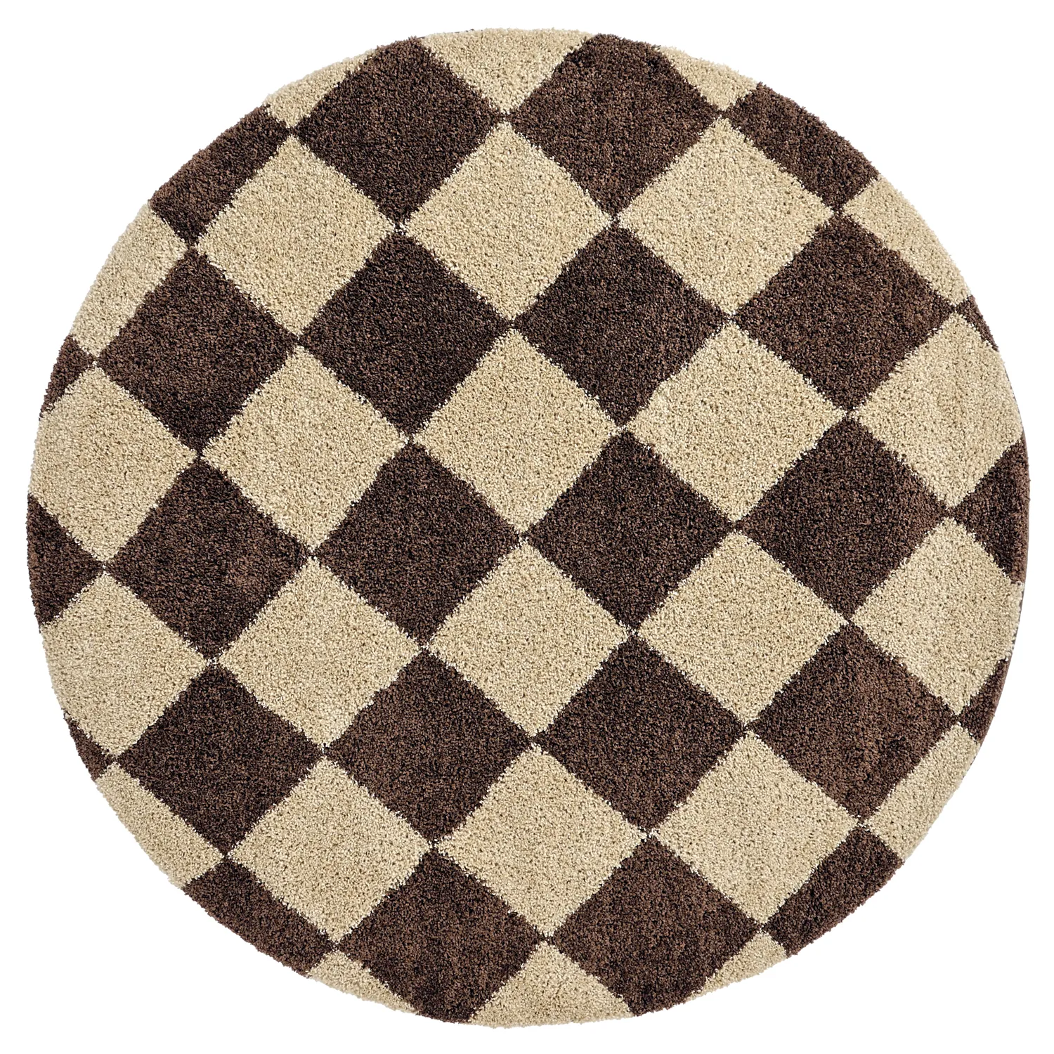 Ronde vloerkleden - Albi (bruin/beige)