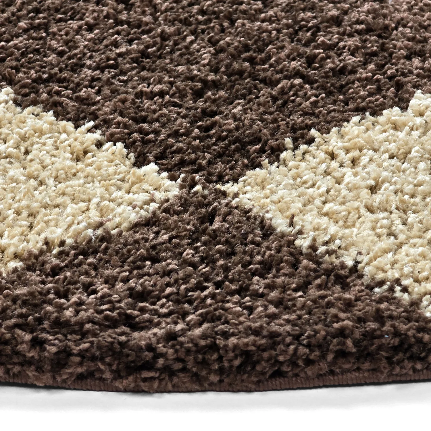 Ronde vloerkleden - Albi (bruin/beige)