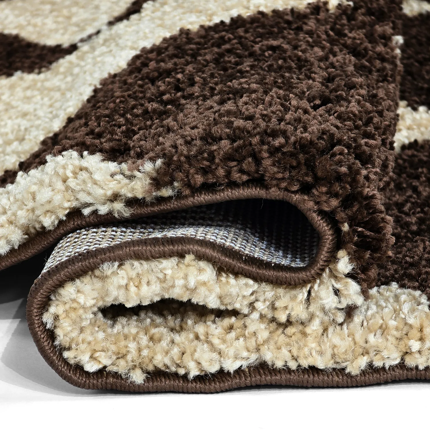 Ronde vloerkleden - Albi (bruin/beige)