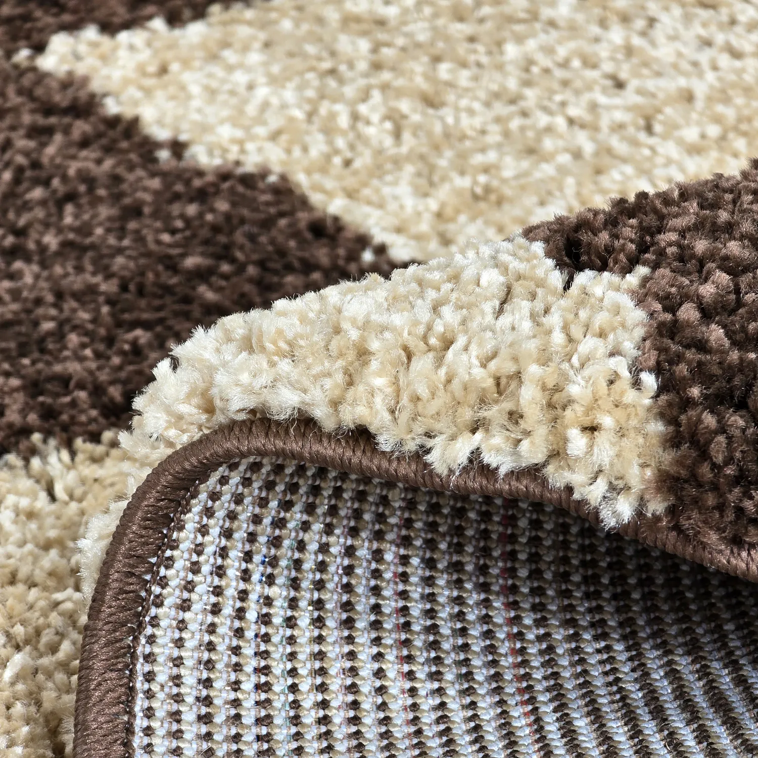 Ronde vloerkleden - Albi (bruin/beige)