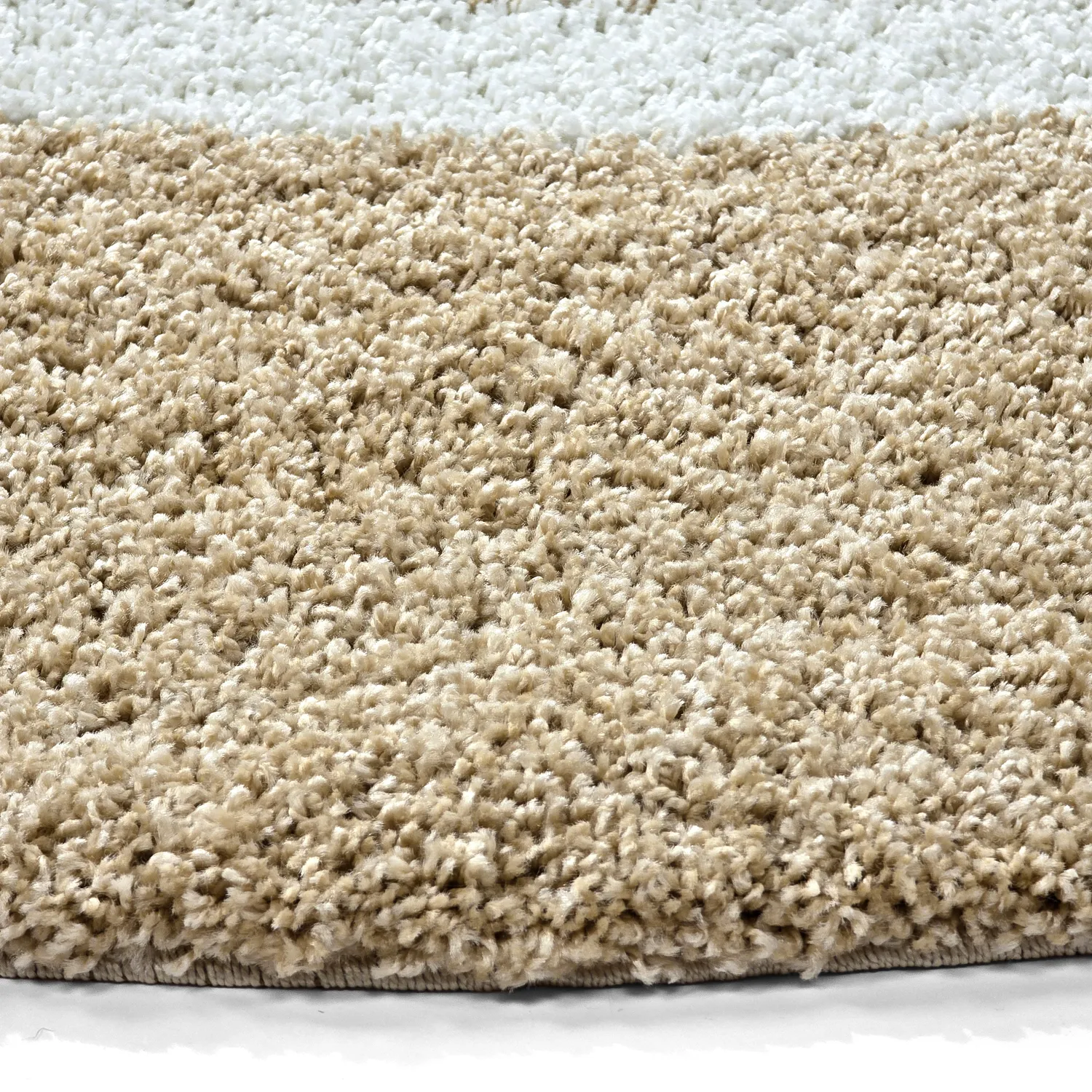 Ronde vloerkleden - Alsace (beige/wit/bruin)