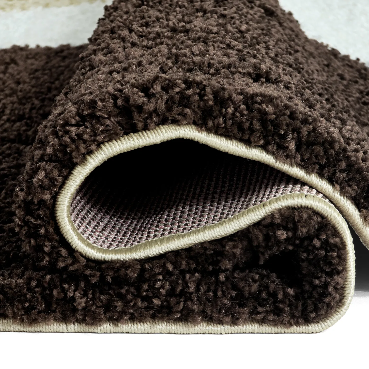 Ronde vloerkleden - Chiniot (bruin/beige/wit)