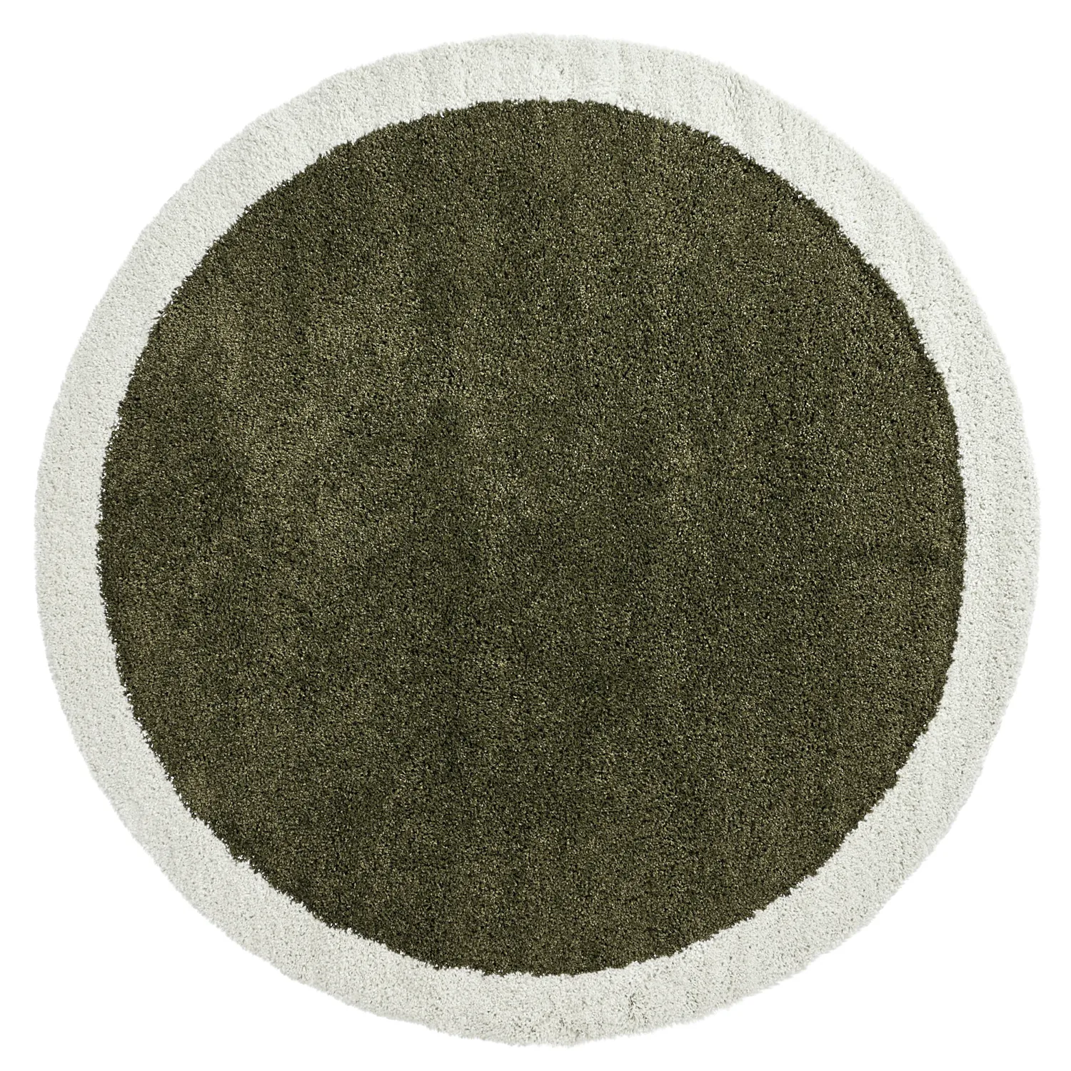 Ronde vloerkleden - Conques (groen/wit)