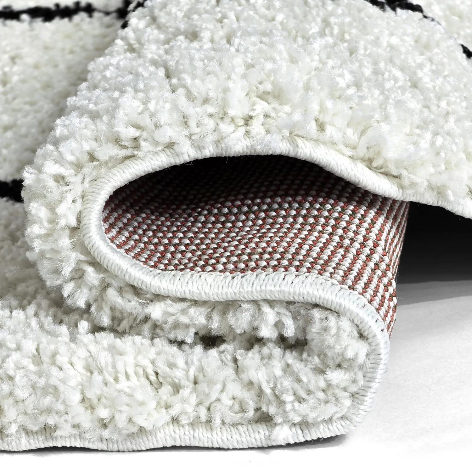 Ronde vloerkleden - Eze (wit/zwart)