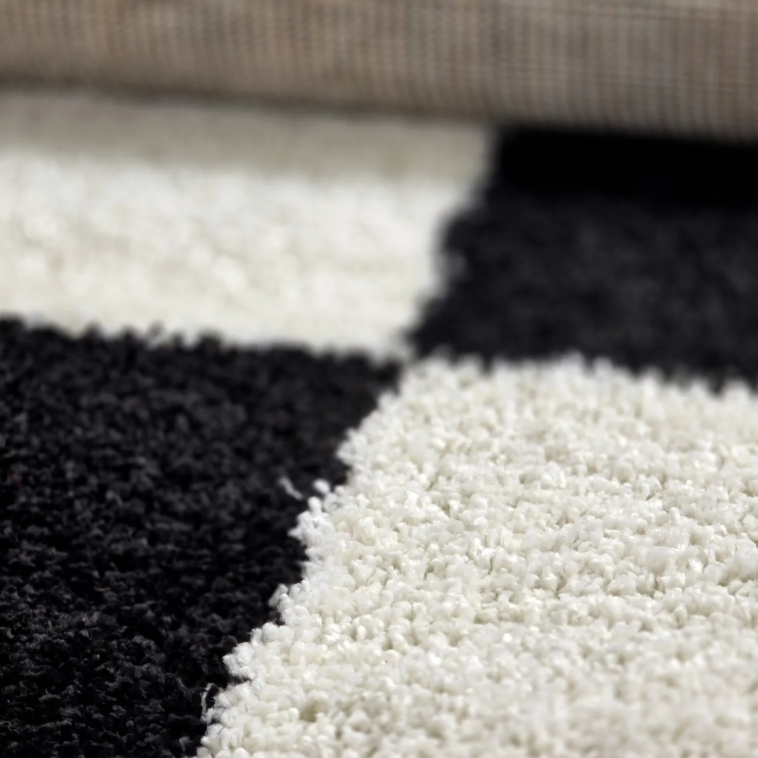 Ronde vloerkleden - Gordes (zwart/wit)