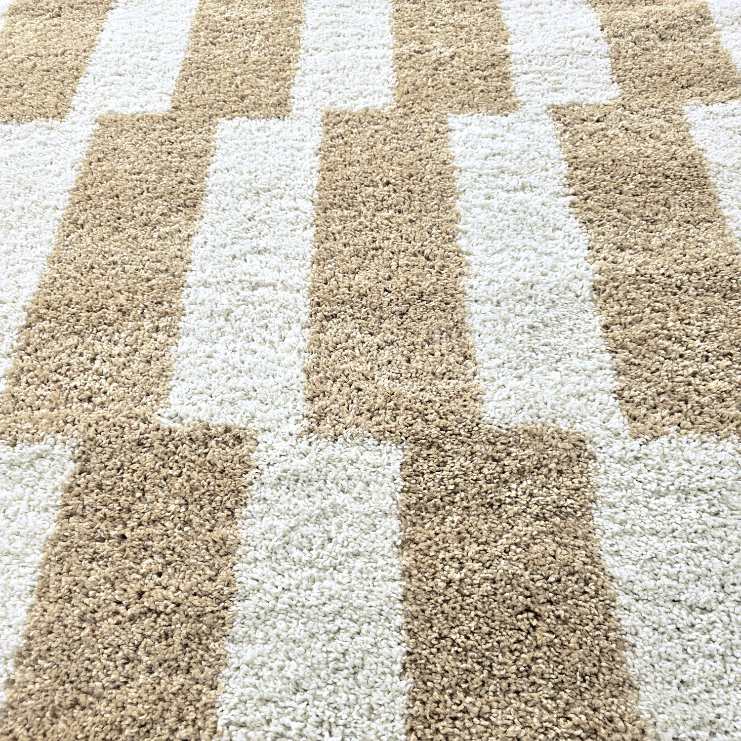 Ronde vloerkleden - Tamri (beige/wit)