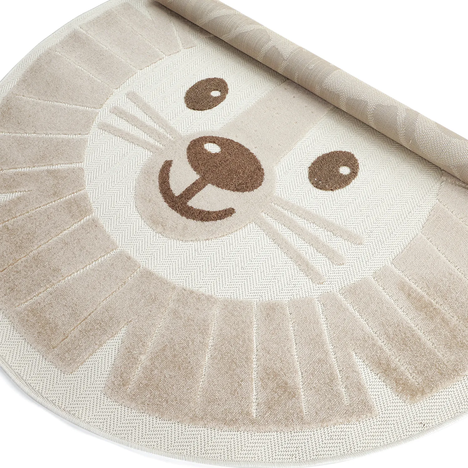 Rond kindertapijt - Kind Lion (room)
