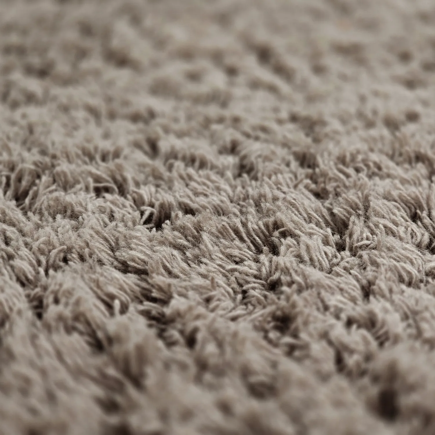 Rond vloerkleed - Aliste Wool Shaggy (bruin)