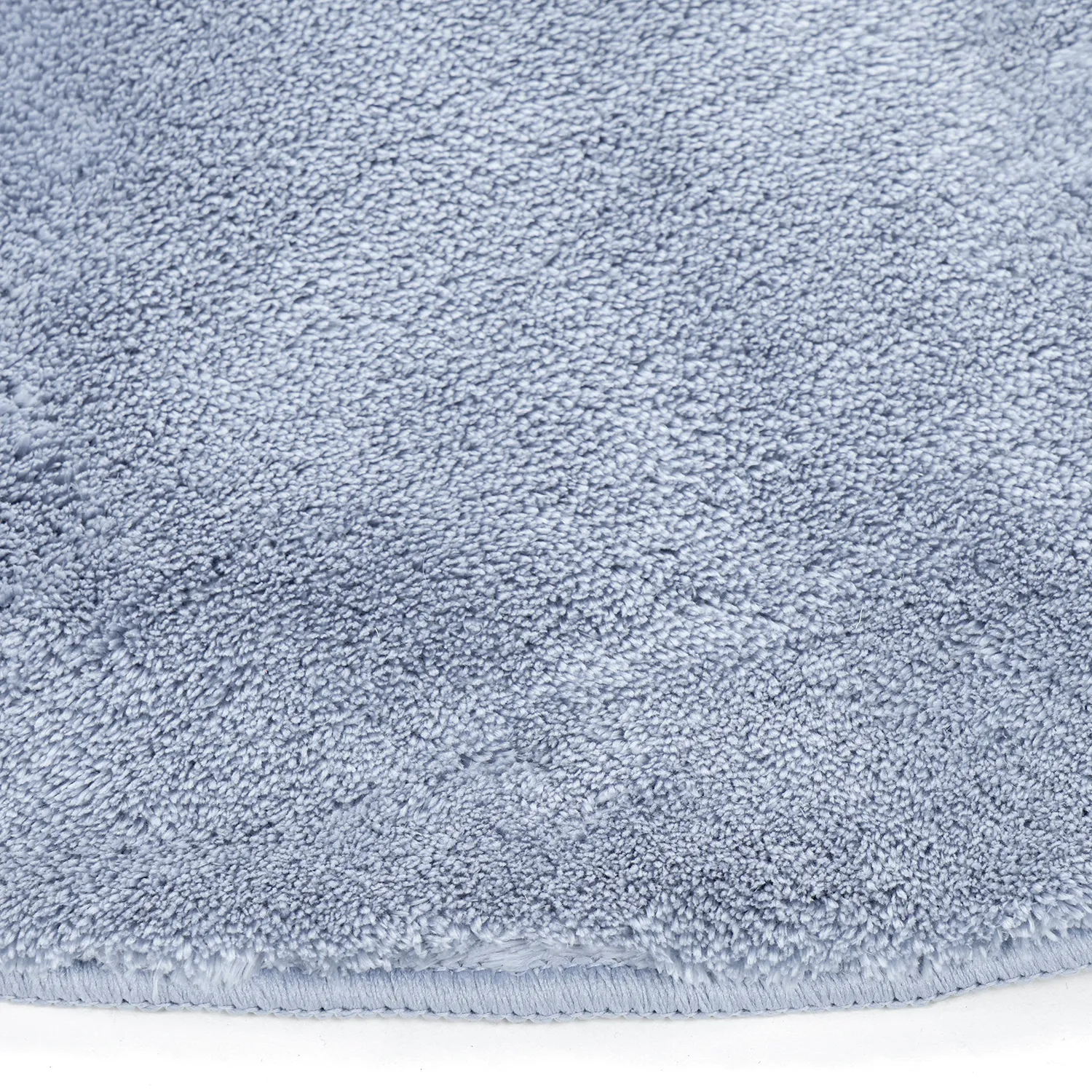 Ronde vloerkleden - Aranga Super Soft Fur (staalblauw)