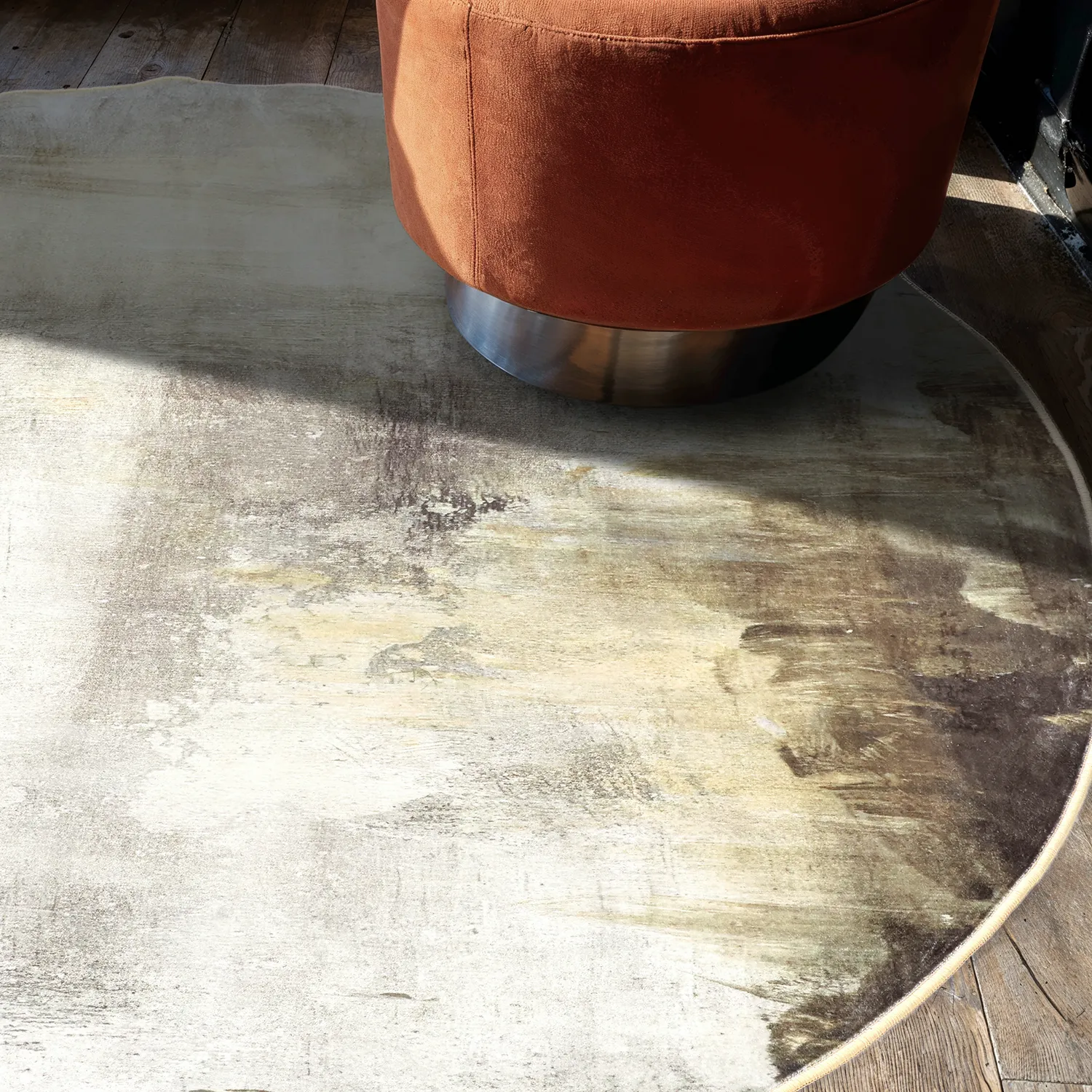 Rond vloerkleed - Cadiz (beige)