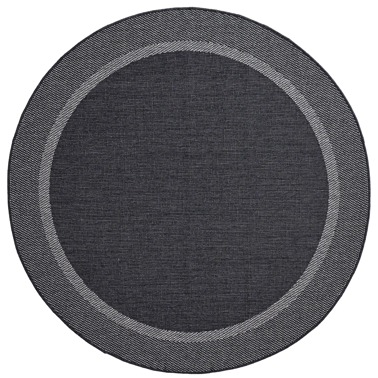 Rond vloerkleed - Indoor/Outdoor Alta (antraciet)