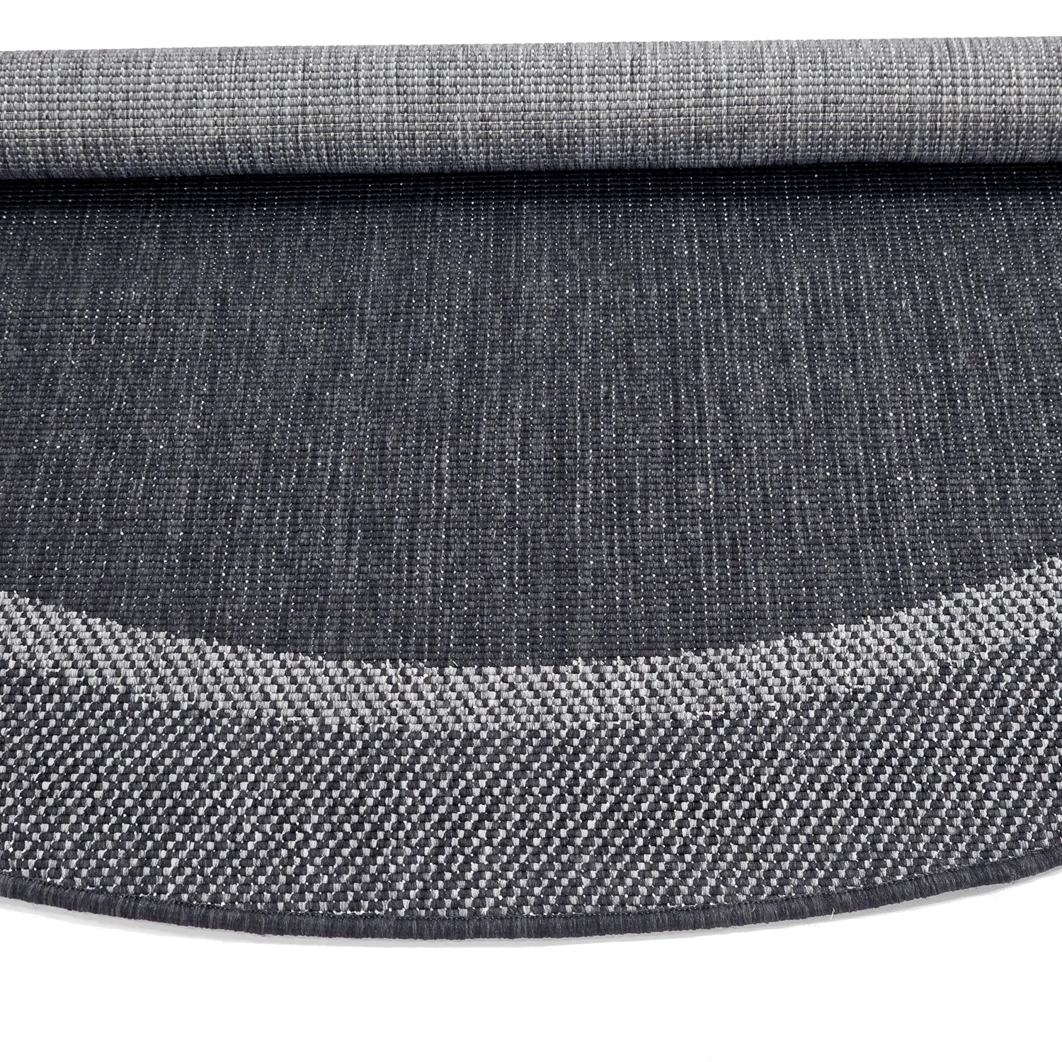 Rond vloerkleed - Indoor/Outdoor Alta (antraciet)